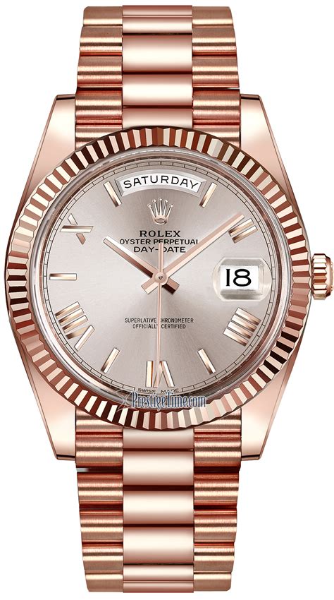 rolex everose gold men|rolex day date 228235.